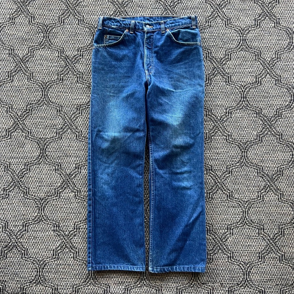 Vintage Levi's 506 Jeans Mens 32x30 Blue Straight Leg Orange Tab Denim 90s